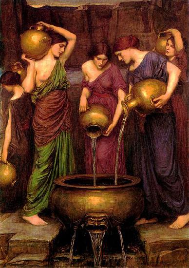 John William Waterhouse The Danaides oil painting picture